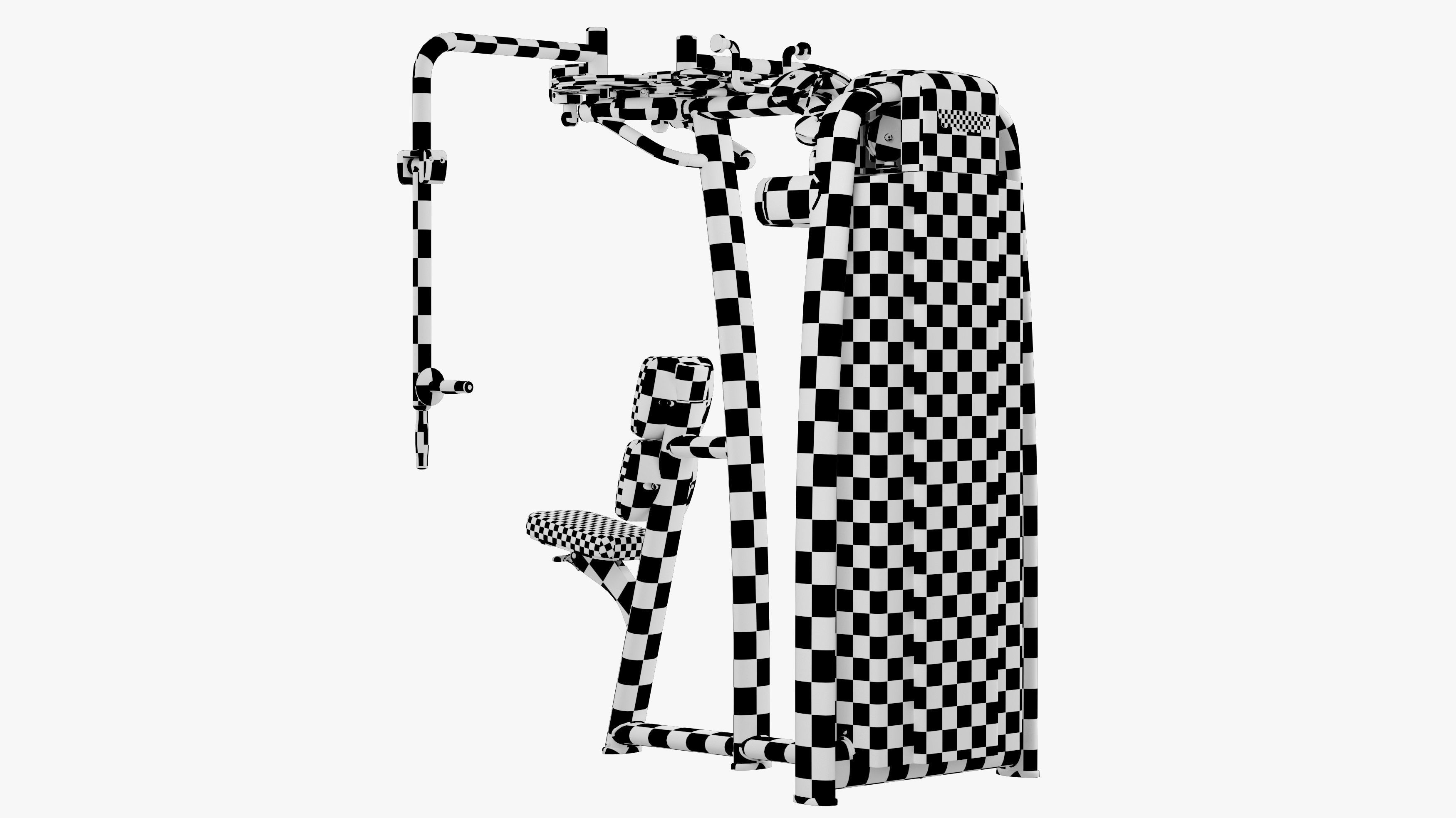 Technogym Selection 700 - Dual Pectoral Reverse Fly 3D model_15