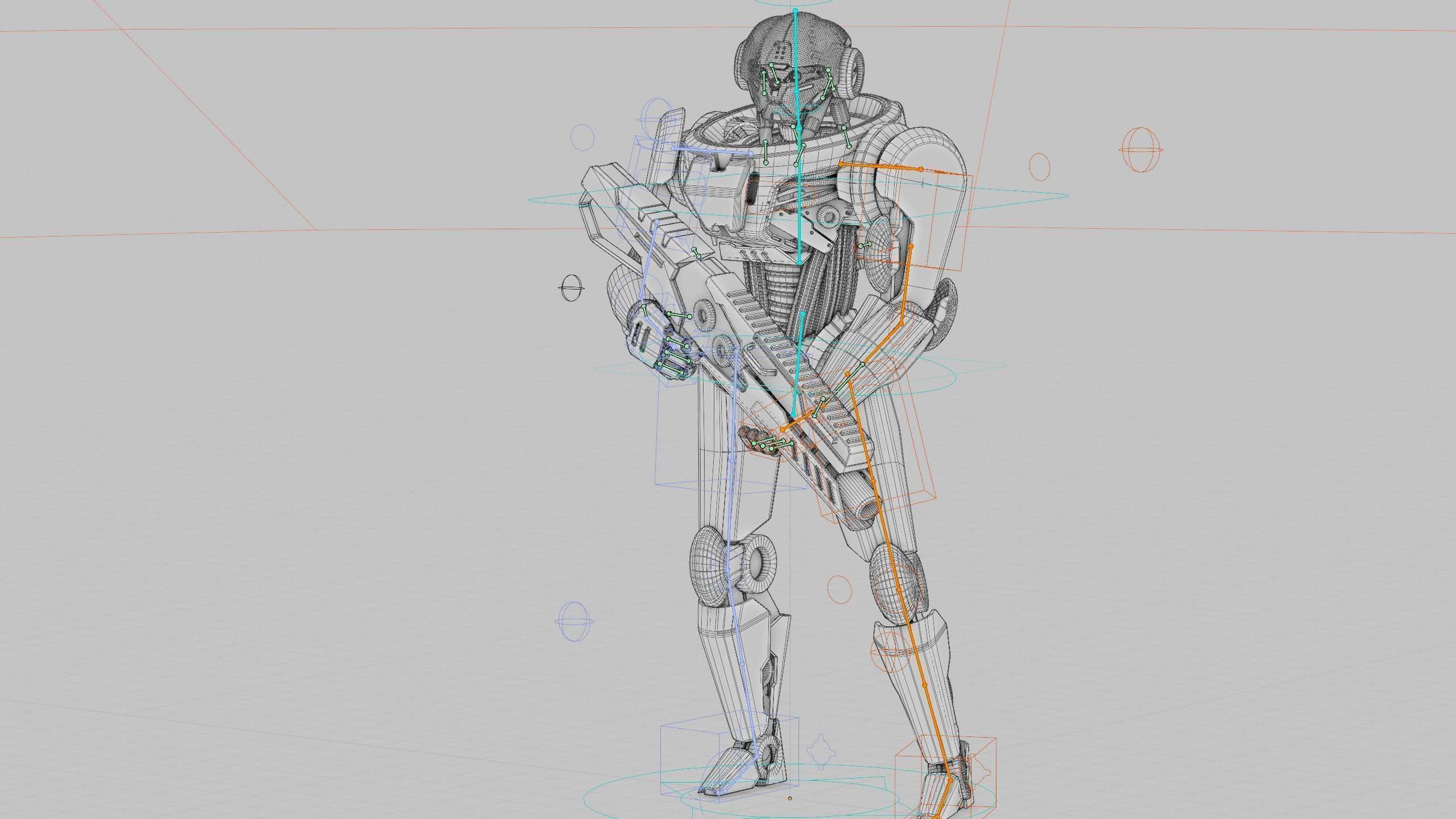 BATTLE DROID Z-9000   Rigged for Unreal Engine - Unity - MIXAMO 3D model_40