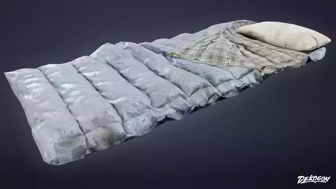 SAFE HOUSE - Sleeping Bag 01 - LOW POLY