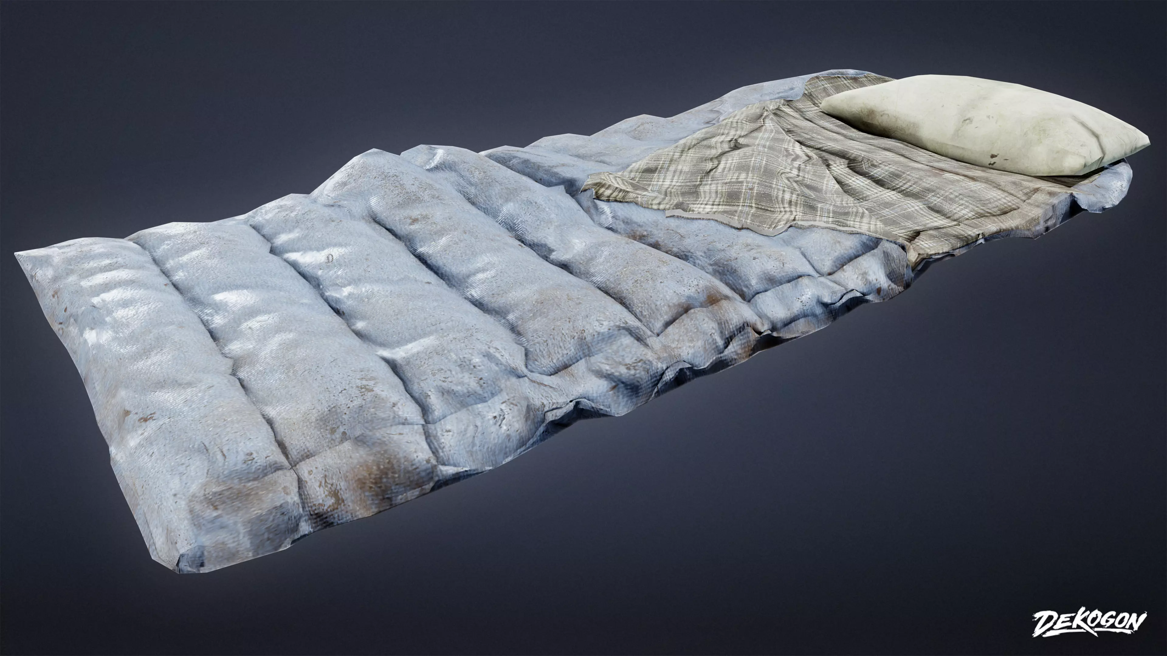 SAFE HOUSE - Sleeping Bag 01 - LOW POLY Low-poly 3D model_0