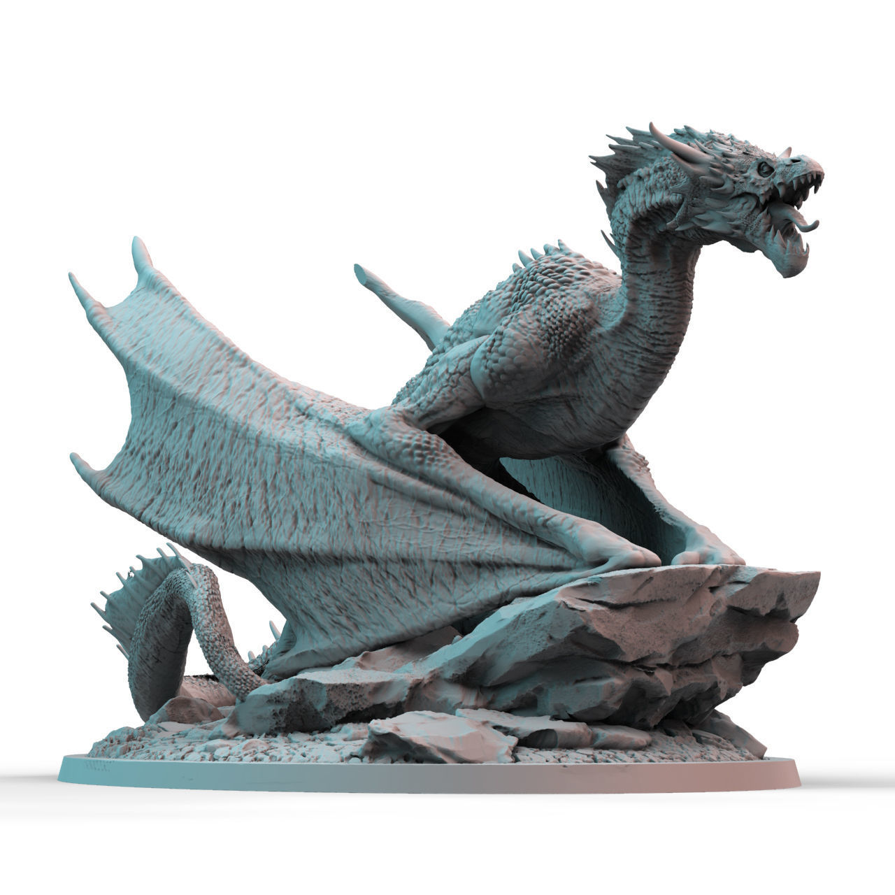 Wyvern 3D print model_1