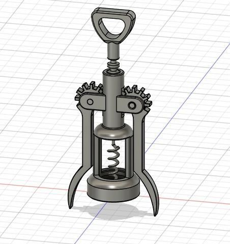Corkscrew 3D print model_5