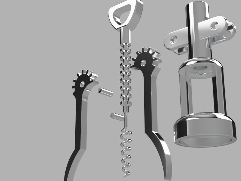 Corkscrew 3D print model_7