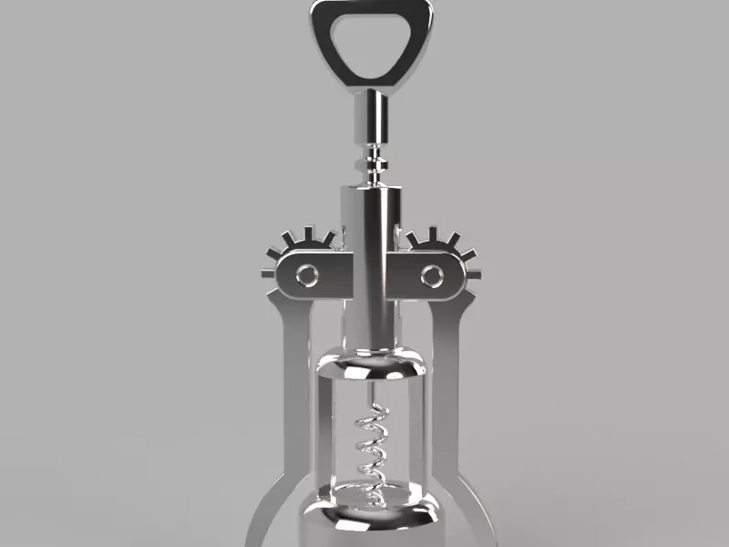 Corkscrew 3D print model_0