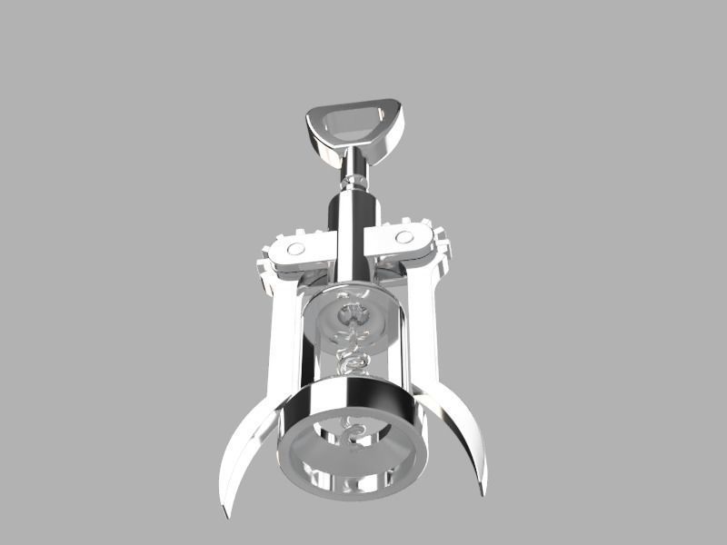 Corkscrew 3D print model_3