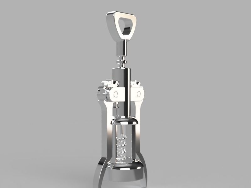 Corkscrew 3D print model_2