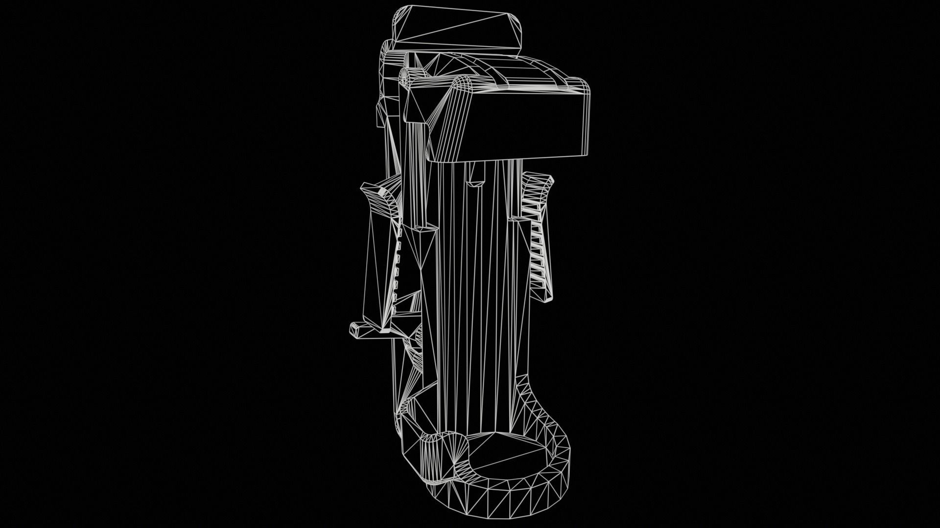 CS Trigger flashbang pouch Low-poly 3D model_3