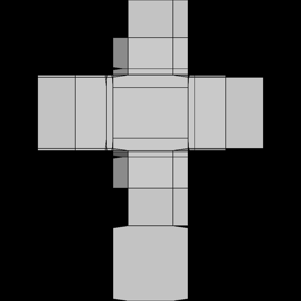 Simple Wooden Bench Model Low-poly 3D model_9