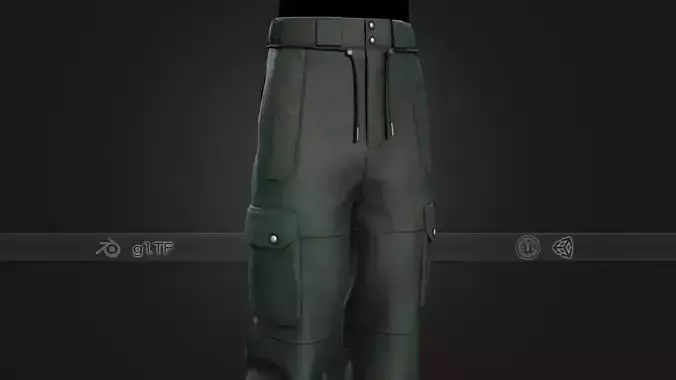 Green Snowboard Pants Style 2 
