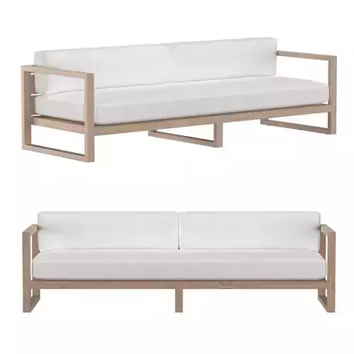 AEGEAN TEAK SOFA 3D model