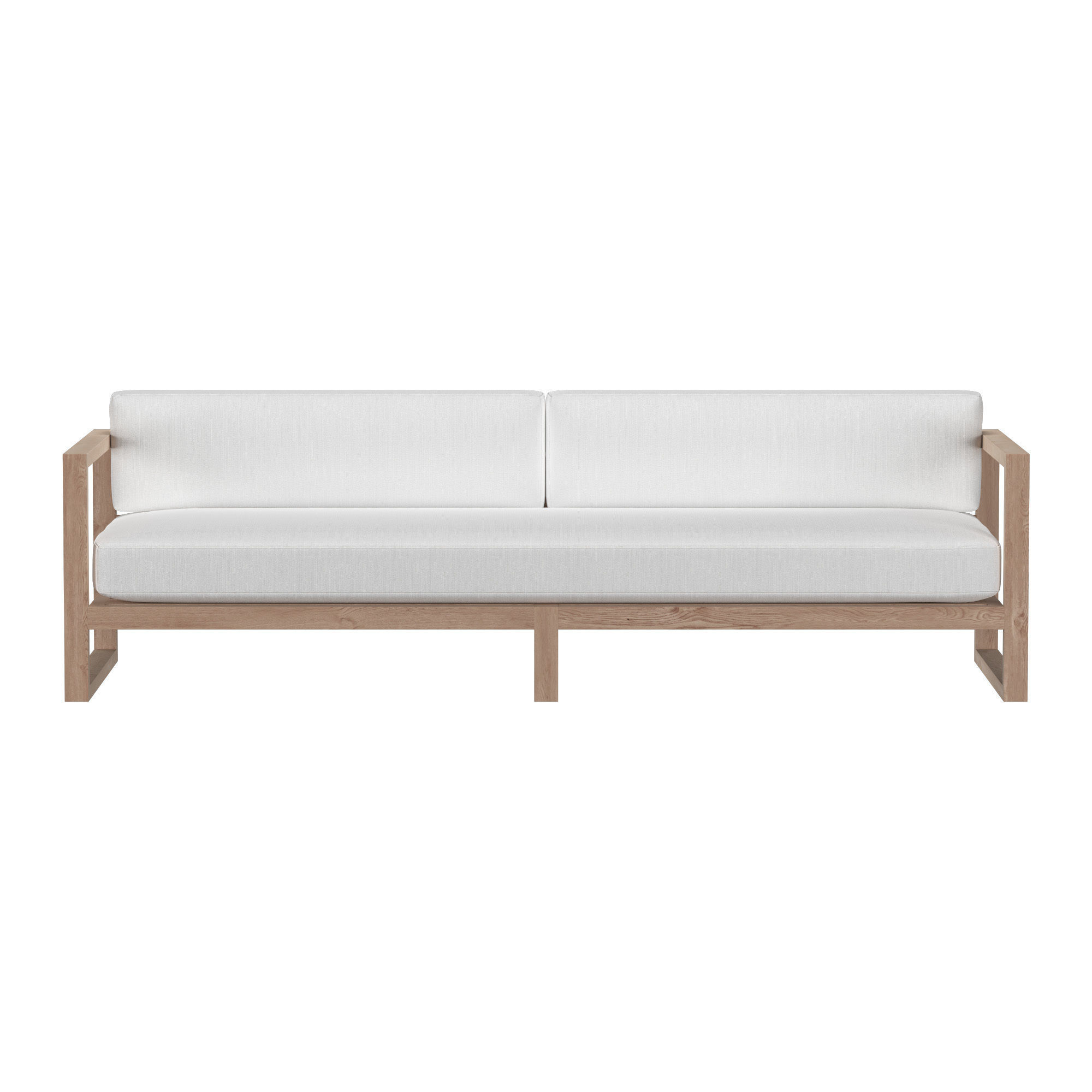 AEGEAN TEAK SOFA 3D model_2