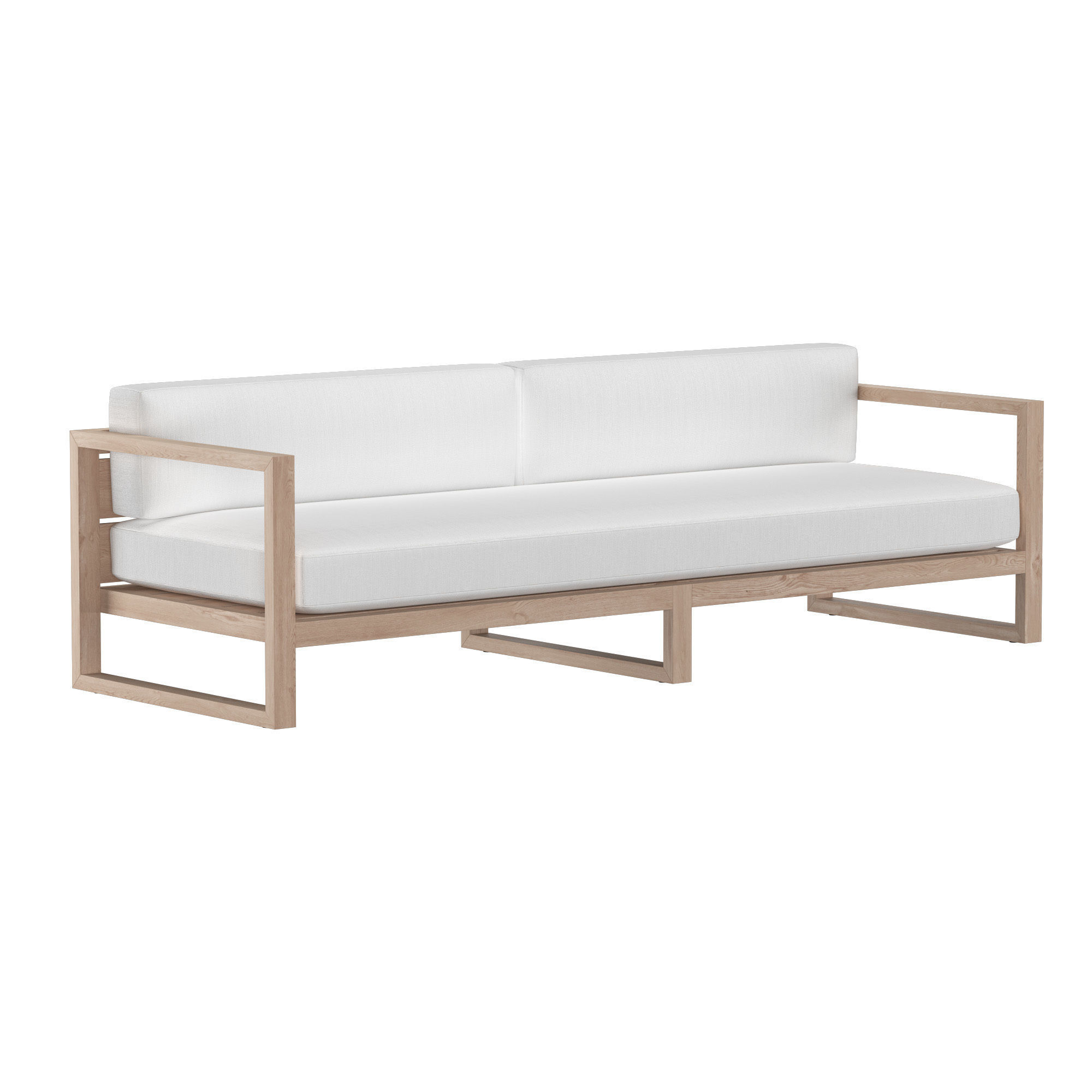 AEGEAN TEAK SOFA 3D model_1