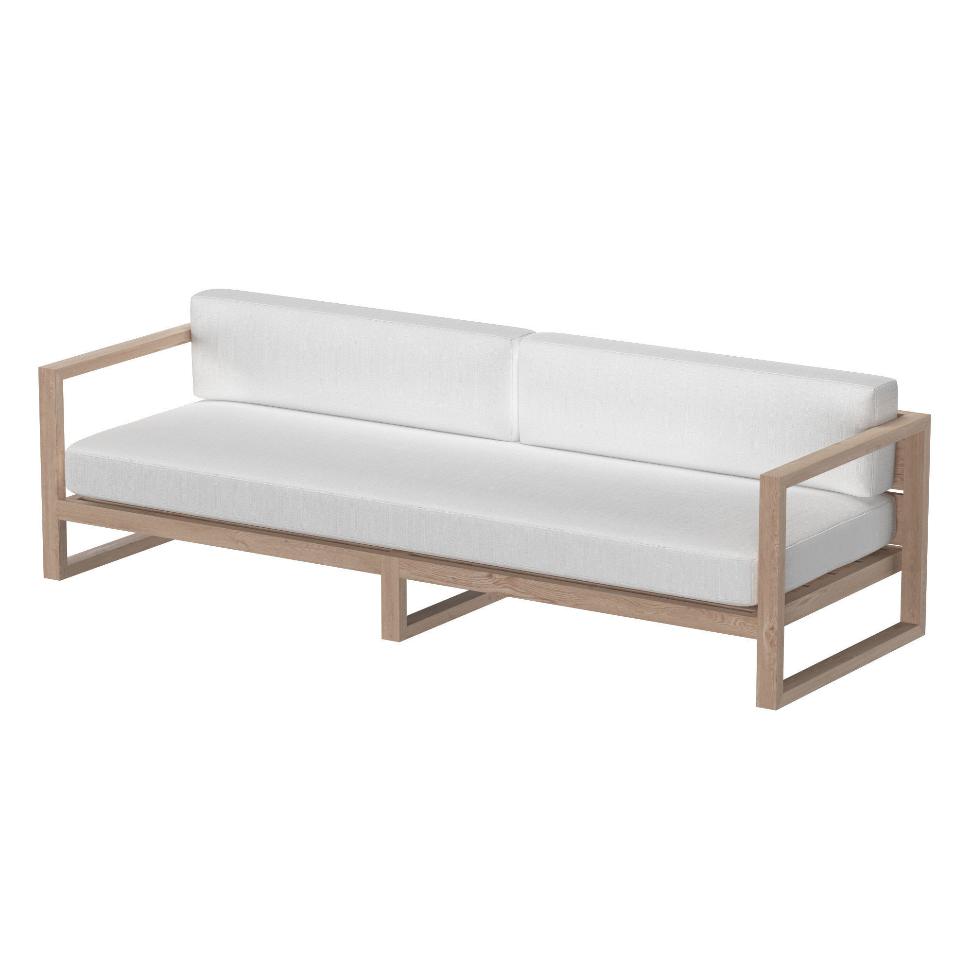 AEGEAN TEAK SOFA 3D model_3