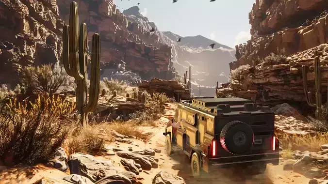 scifi cyberpunk 4x4 Truck 3D Model for printing