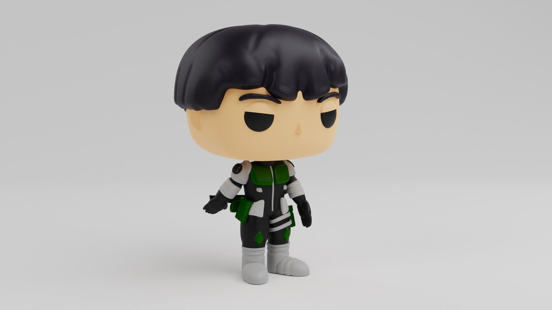 Soshiro Hoshina Funko model from the Anime Kaiju No 8 3D print model_4