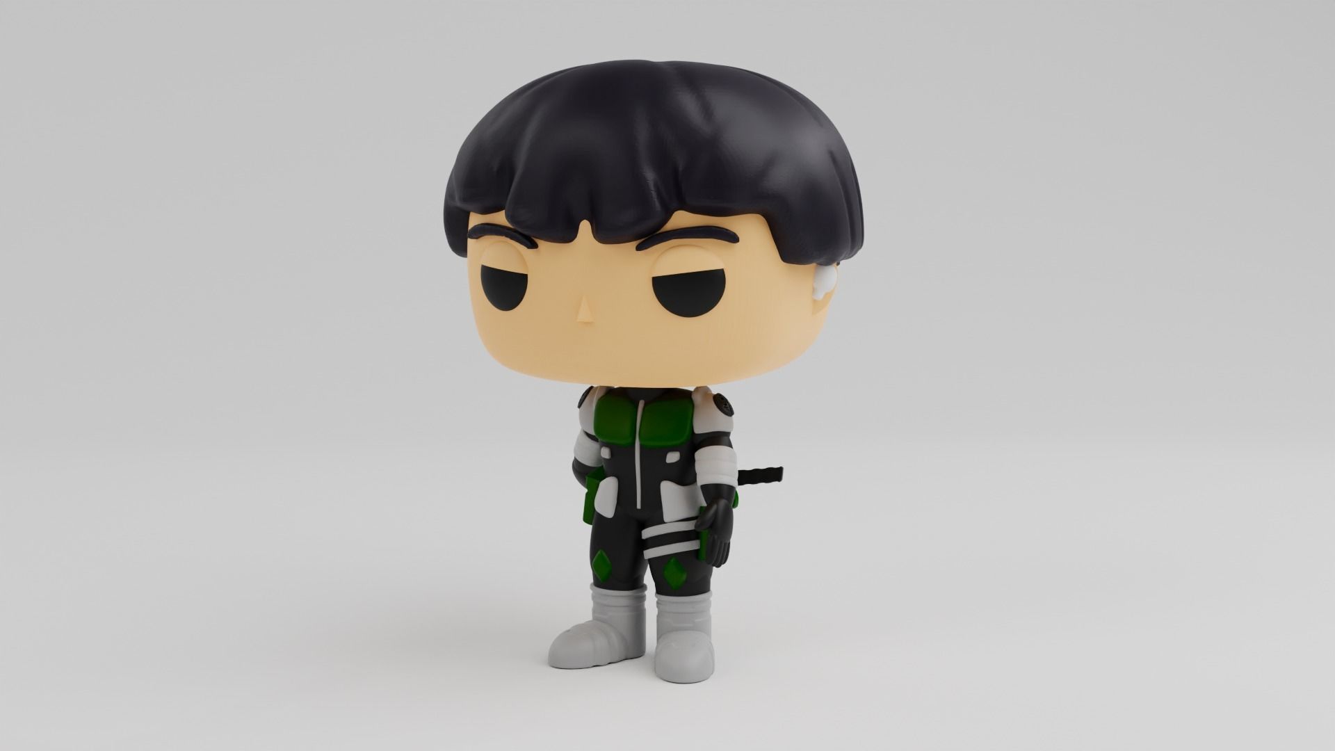 Soshiro Hoshina Funko model from the Anime Kaiju No 8 3D print model_3