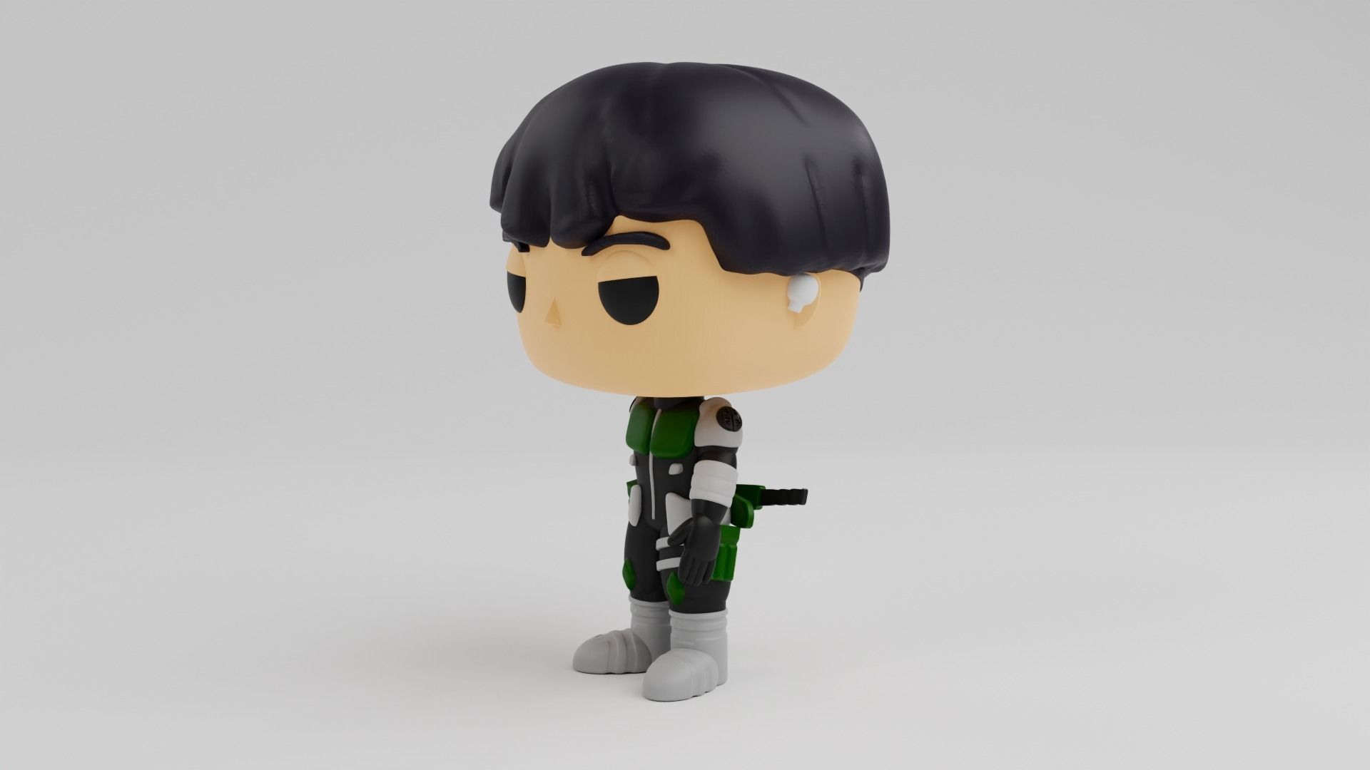 Soshiro Hoshina Funko model from the Anime Kaiju No 8 3D print model_2