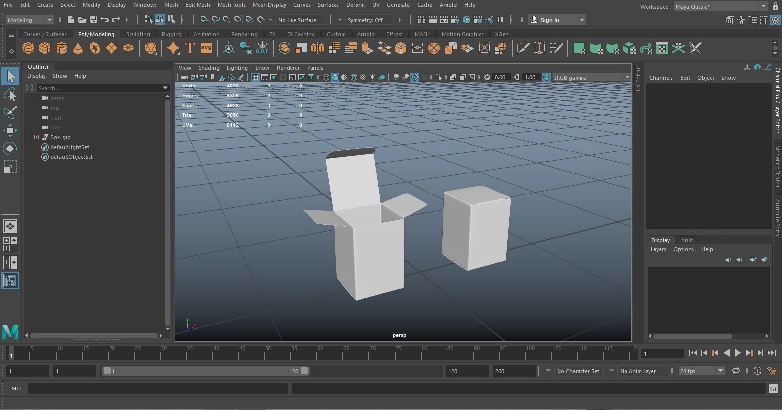 Packaging product box01 3D model_6