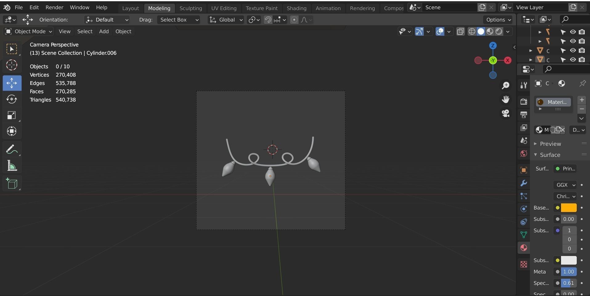 Christmas 3d Illustration Icon Pack 3D model_32