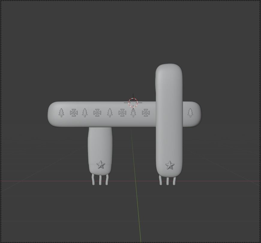 Christmas 3d Illustration Icon Pack 3D model_13