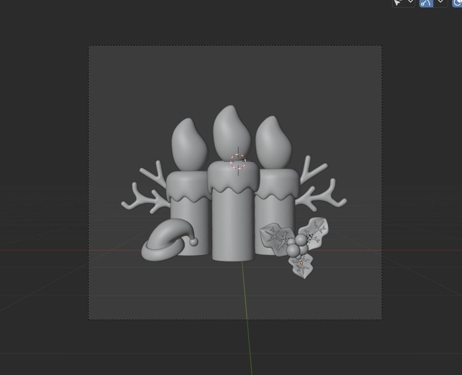 Christmas 3d Illustration Icon Pack 3D model_20