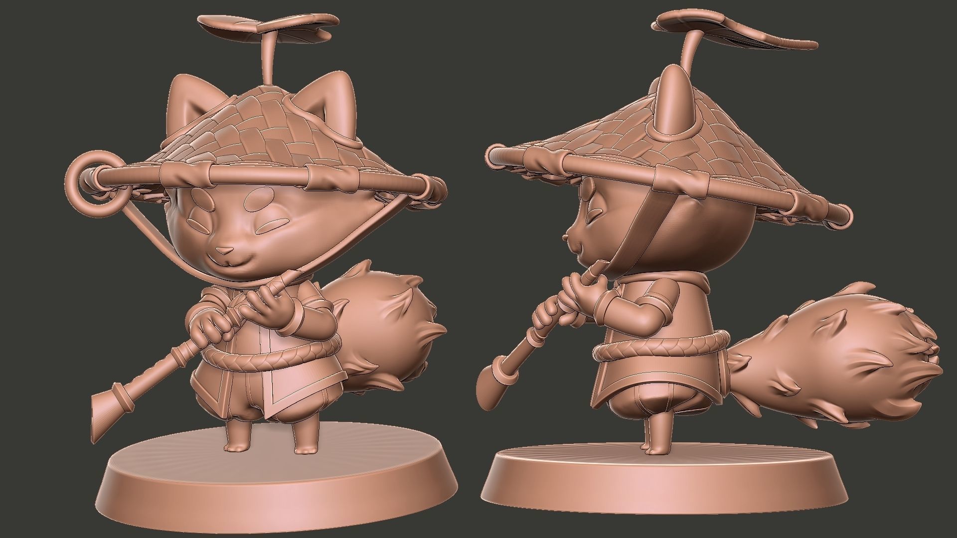 Spirit Blossom Teemo - League of Legends - 3D Print Model 3D print model_21