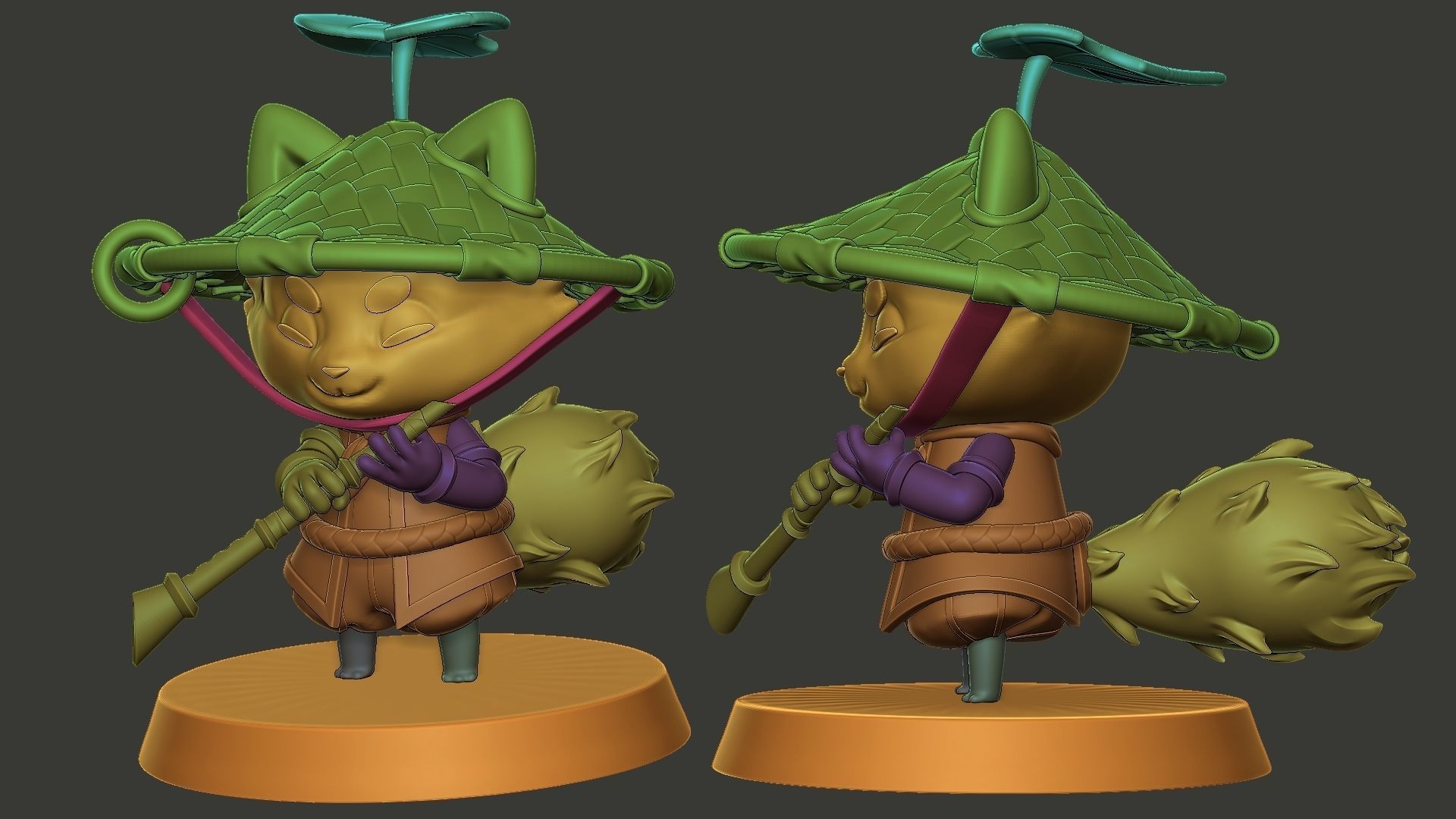 Spirit Blossom Teemo - League of Legends - 3D Print Model 3D print model_8