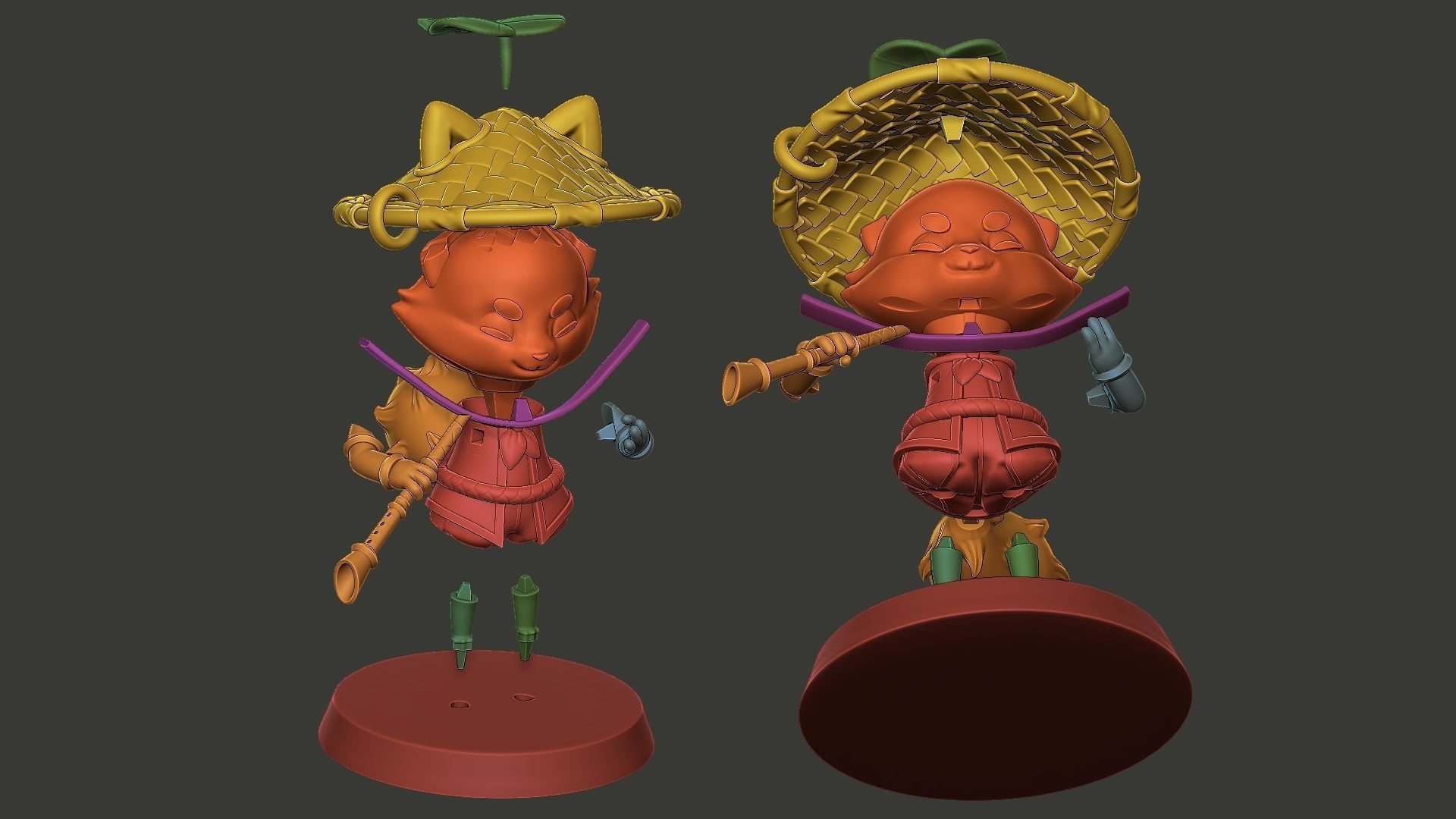 Spirit Blossom Teemo - League of Legends - 3D Print Model 3D print model_15