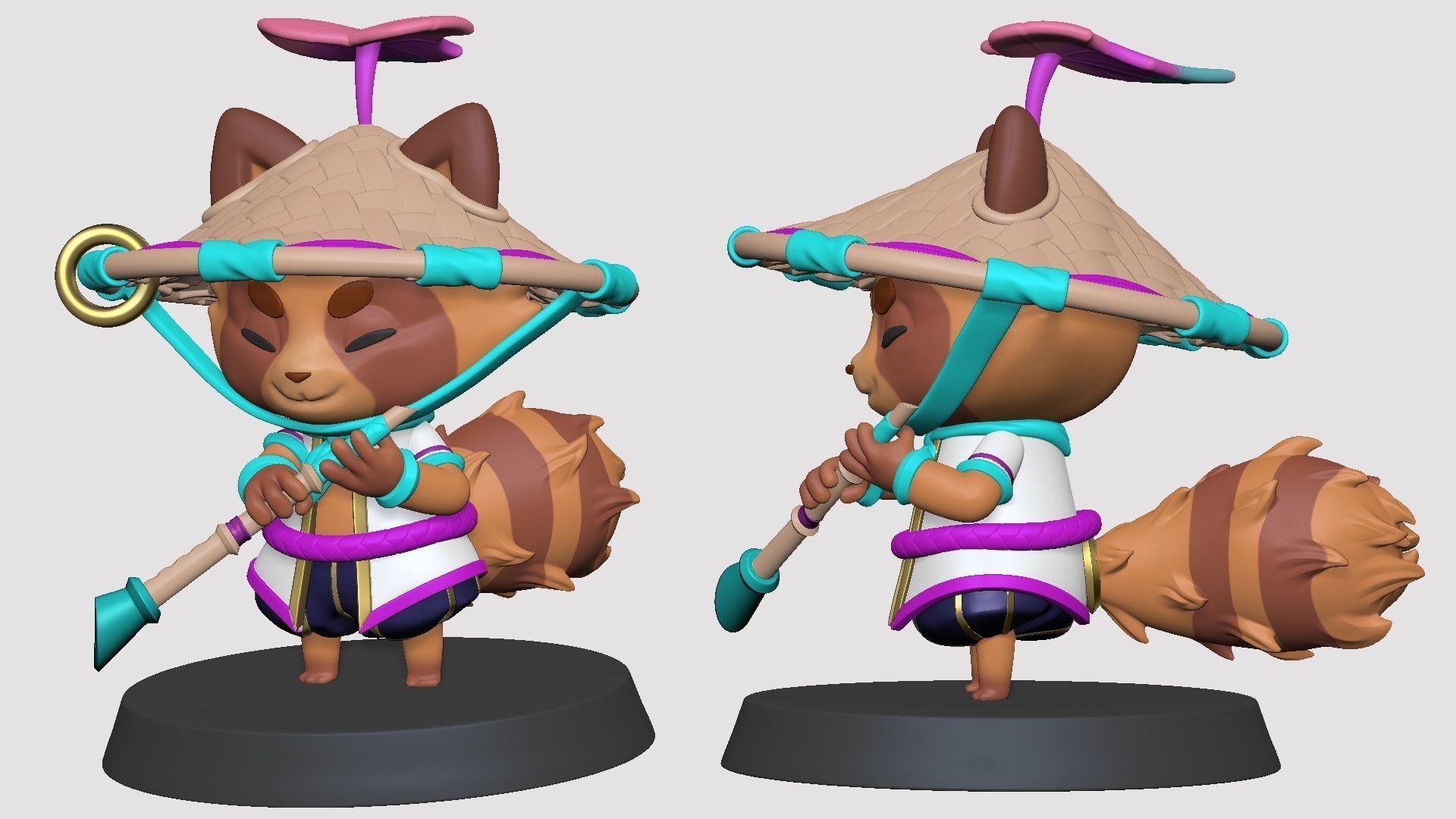 Spirit Blossom Teemo - League of Legends - 3D Print Model 3D print model_18