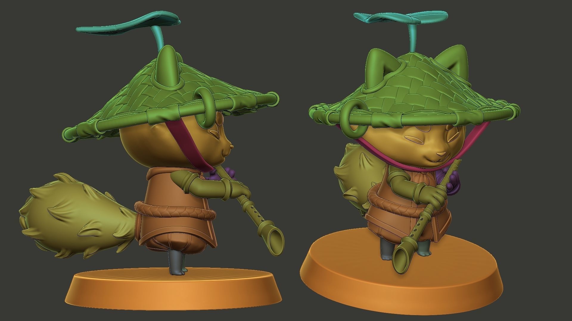Spirit Blossom Teemo - League of Legends - 3D Print Model 3D print model_10