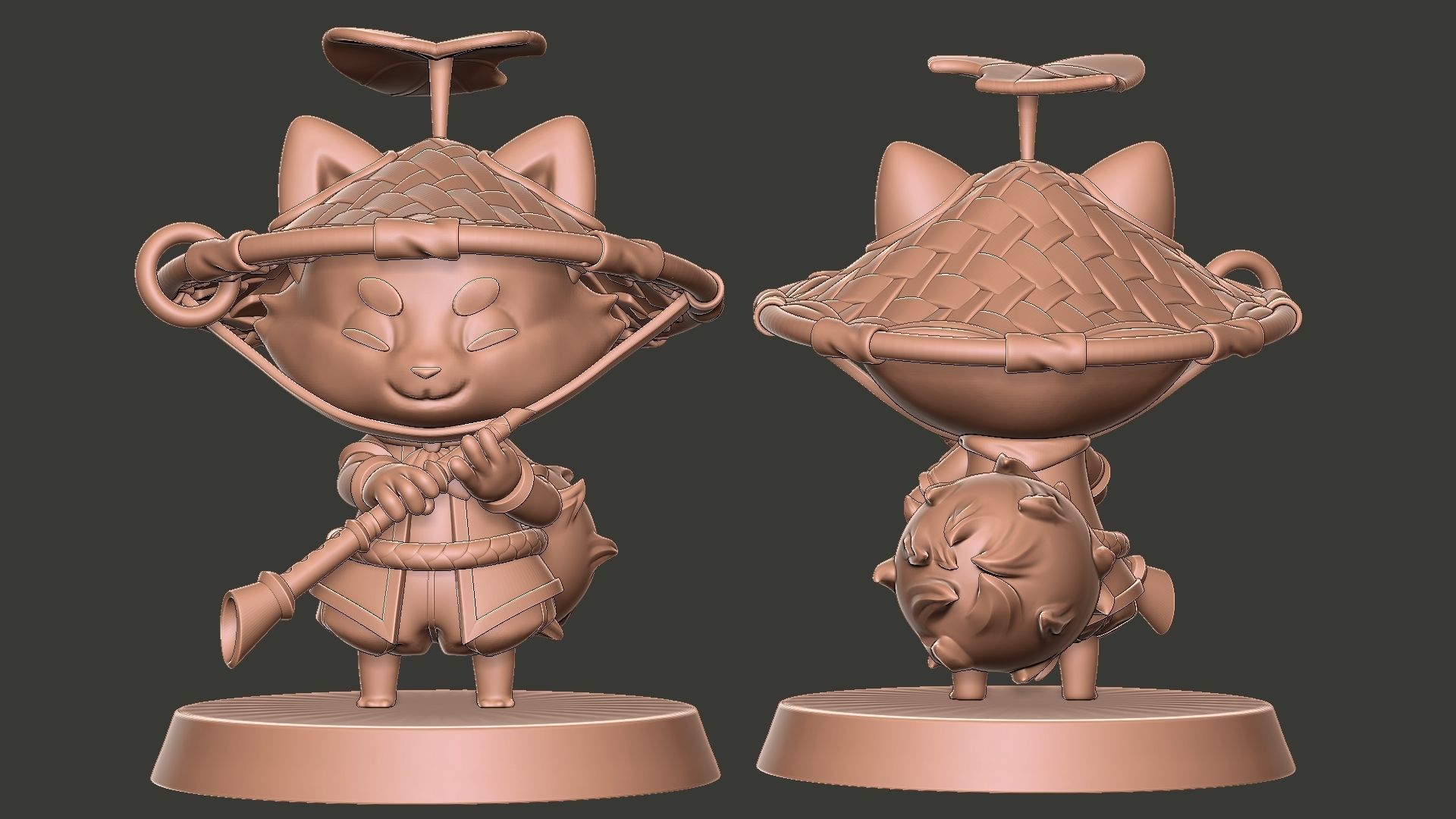 Spirit Blossom Teemo - League of Legends - 3D Print Model 3D print model_7