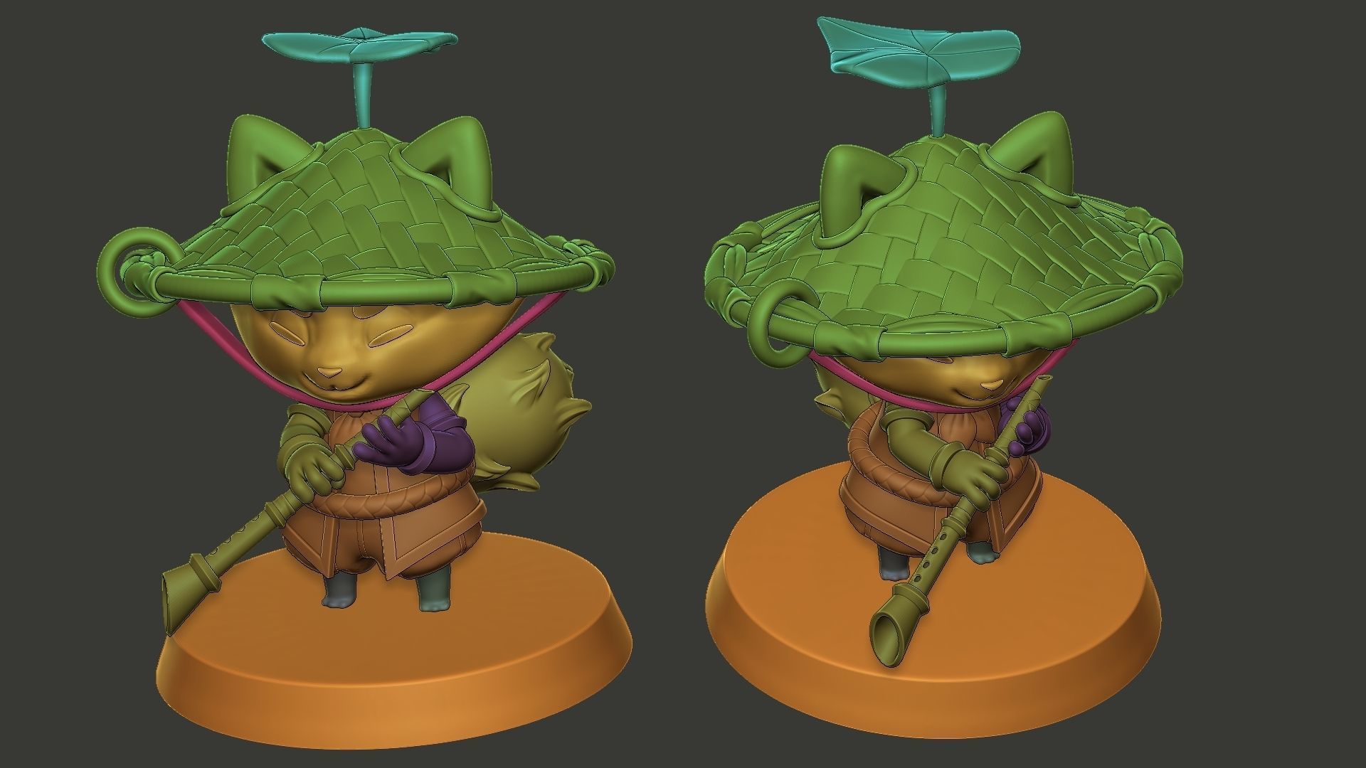 Spirit Blossom Teemo - League of Legends - 3D Print Model 3D print model_9