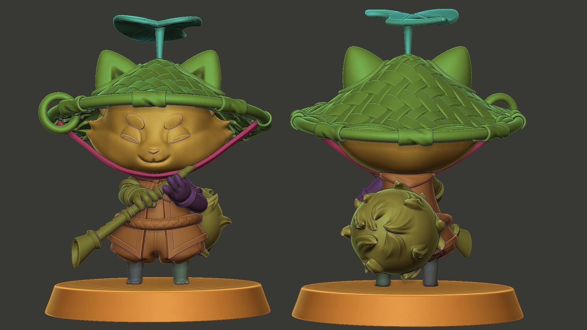 Spirit Blossom Teemo - League of Legends - 3D Print Model 3D print model_11