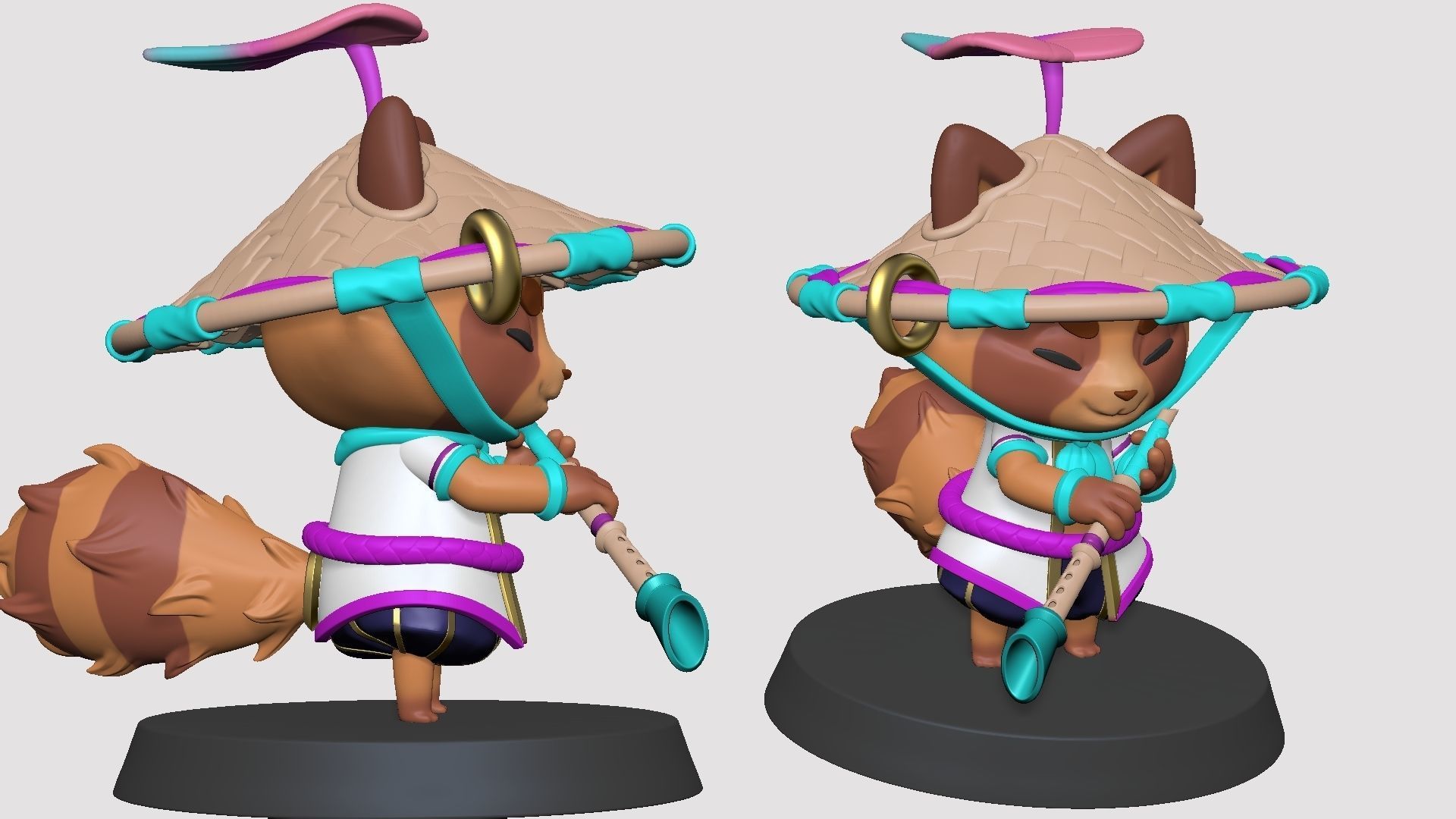 Spirit Blossom Teemo - League of Legends - 3D Print Model 3D print model_19