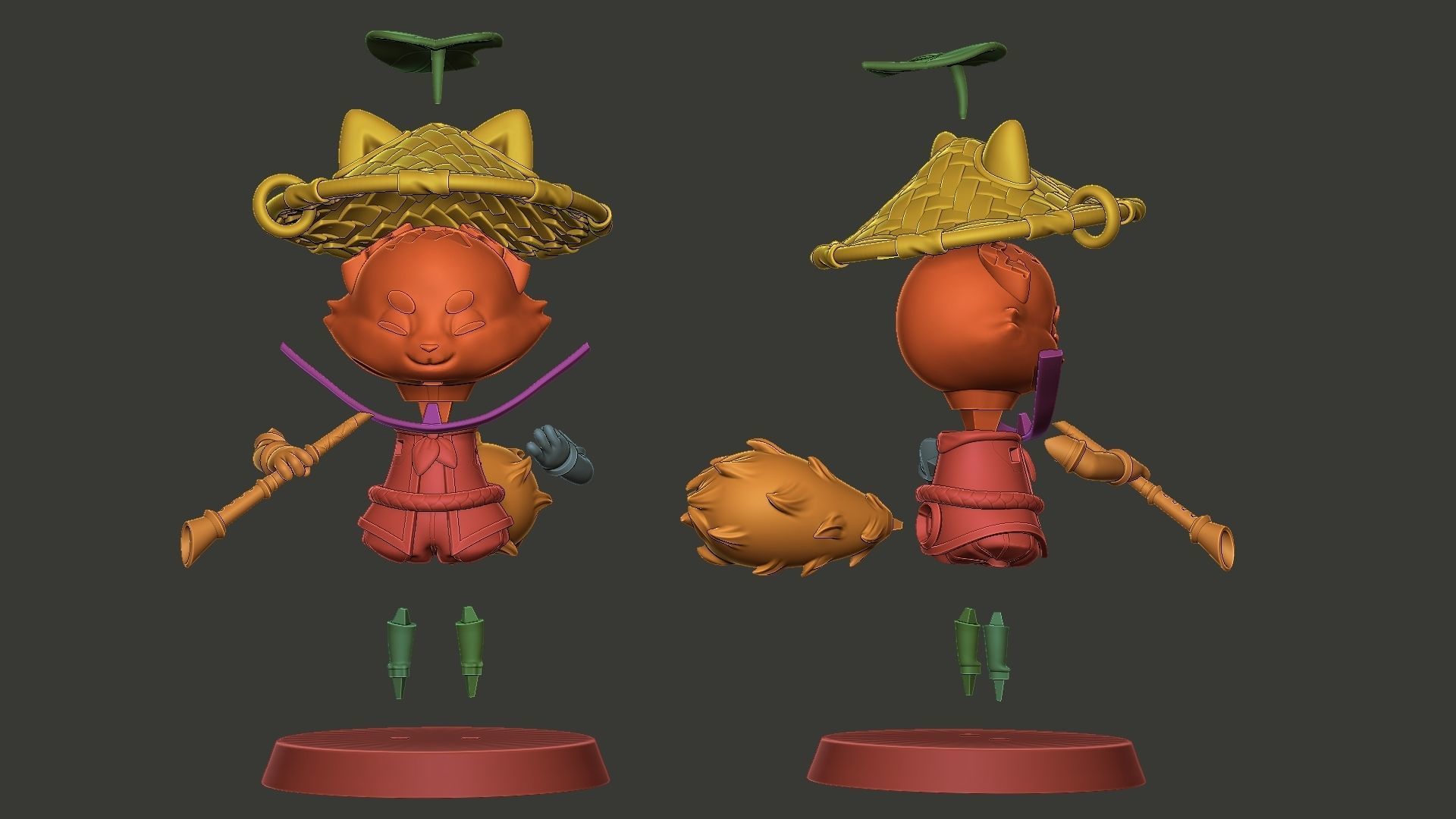 Spirit Blossom Teemo - League of Legends - 3D Print Model 3D print model_14