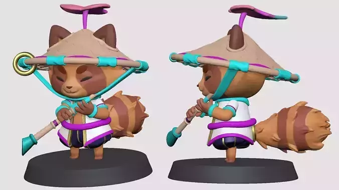 Spirit Blossom Teemo - League of Legends - 3D Print Model