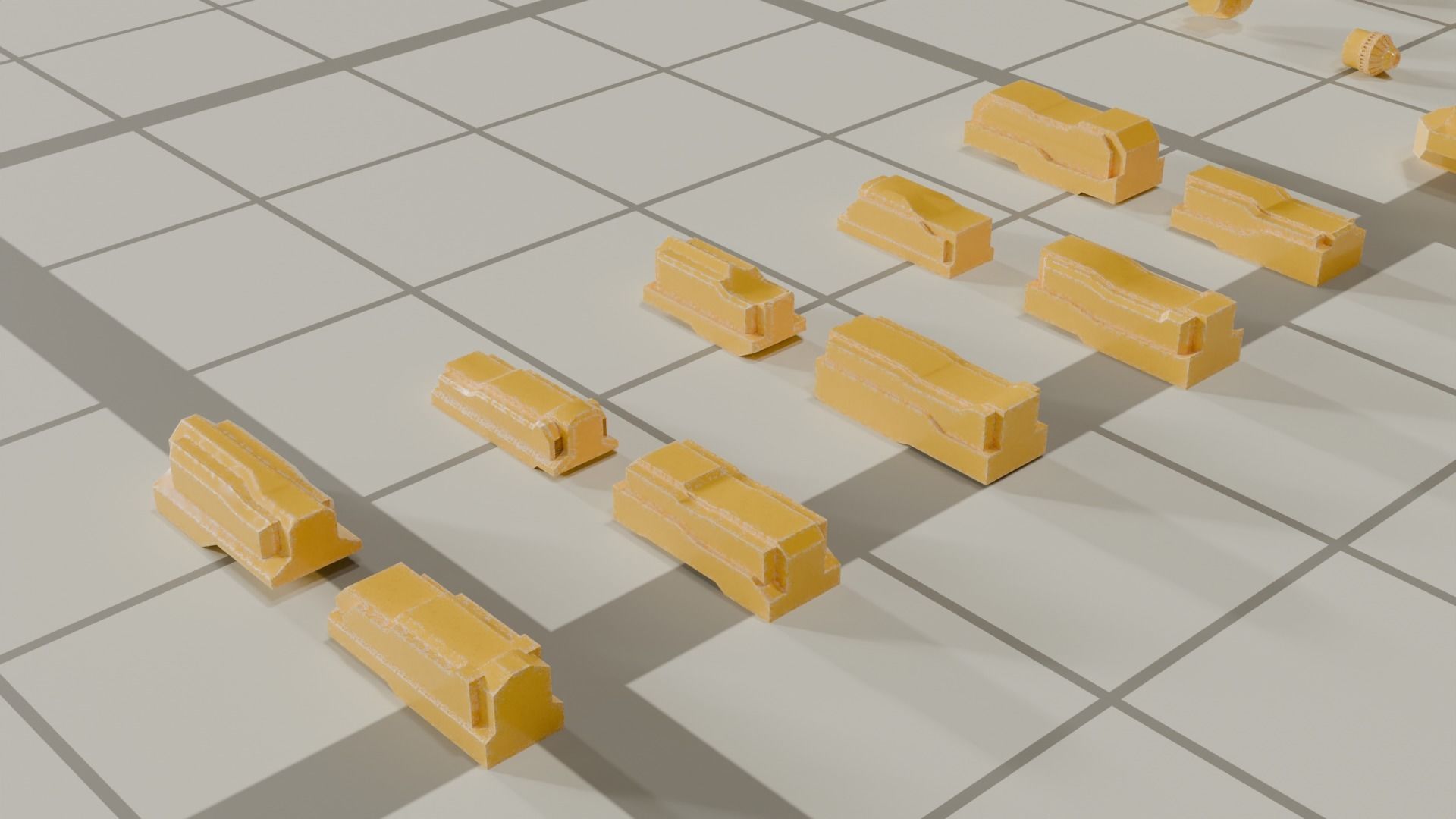 65 Sci Fi Hard Surface Kitbash Set 3D model_3