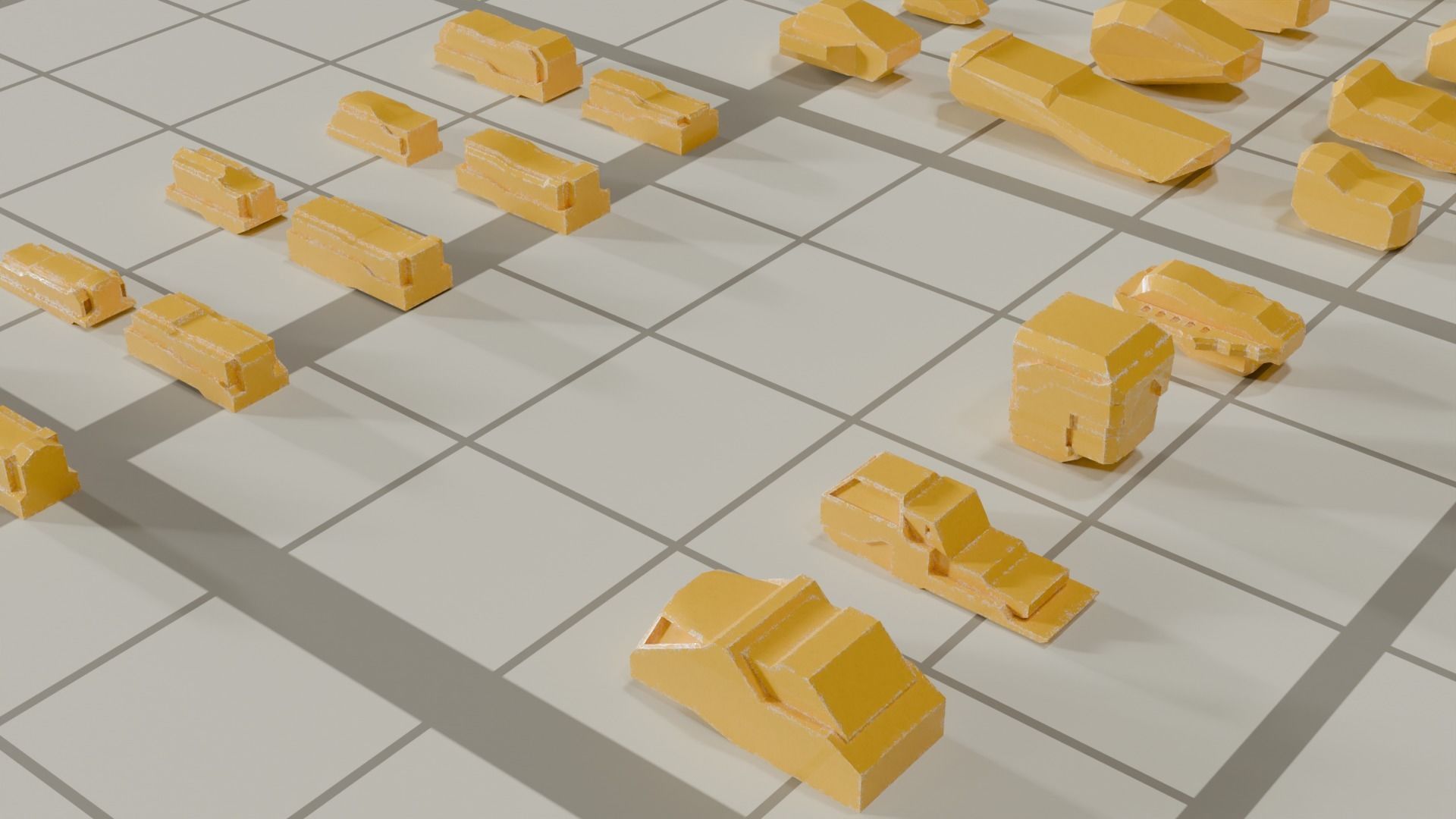 65 Sci Fi Hard Surface Kitbash Set 3D model_1