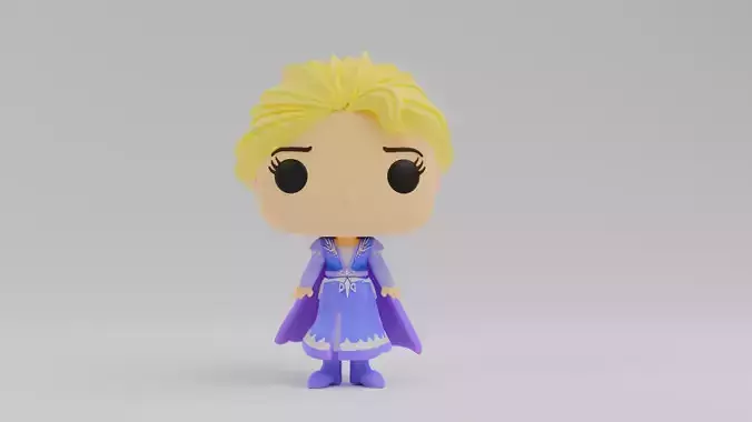 Elsa Funko model from the movie Frozen 
