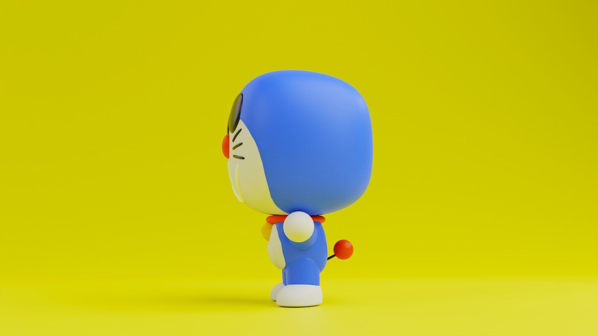 Doraemon Funko model from Doraemon anime series 3D print model_1