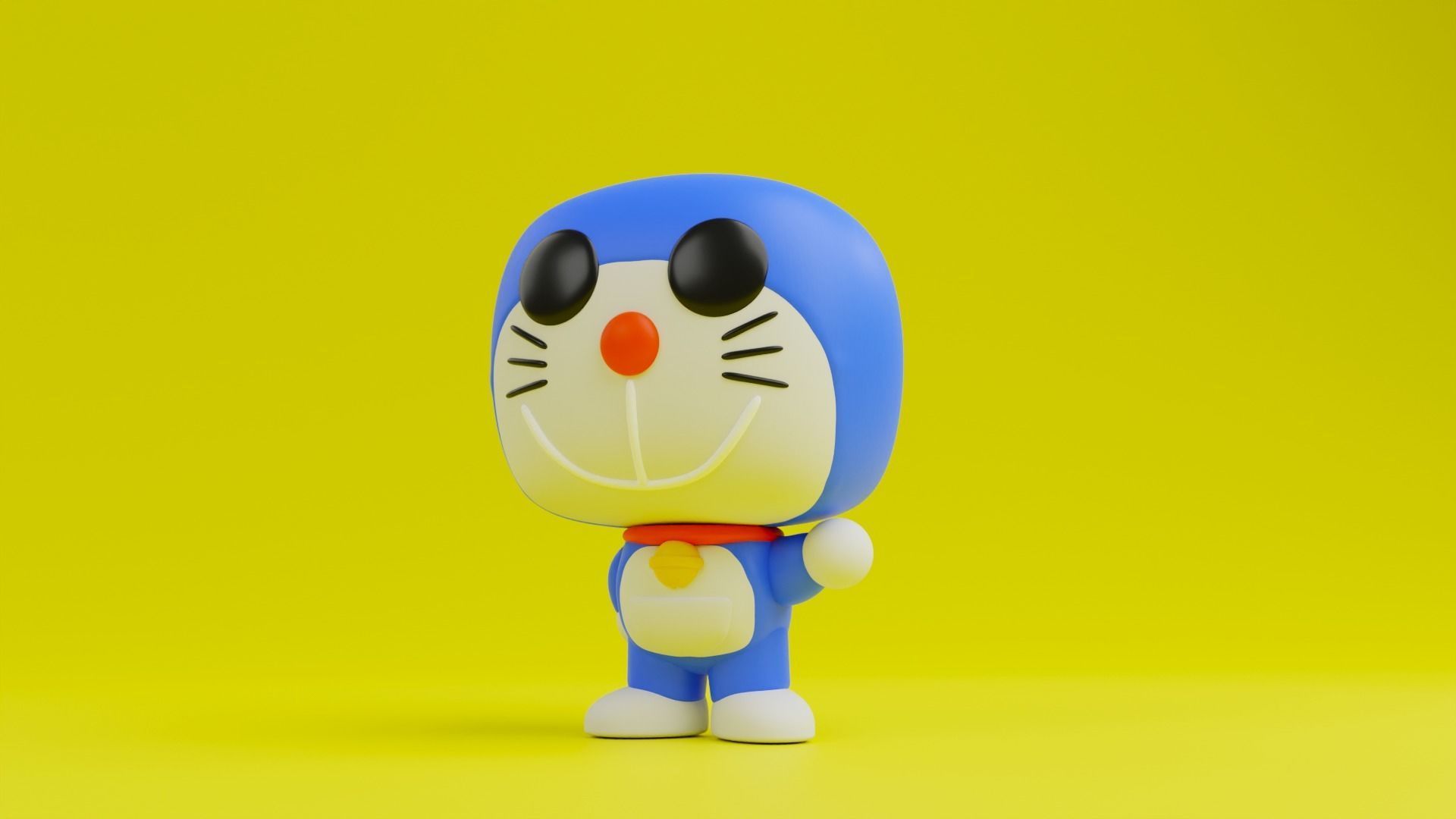 Doraemon Funko model from Doraemon anime series 3D print model_3