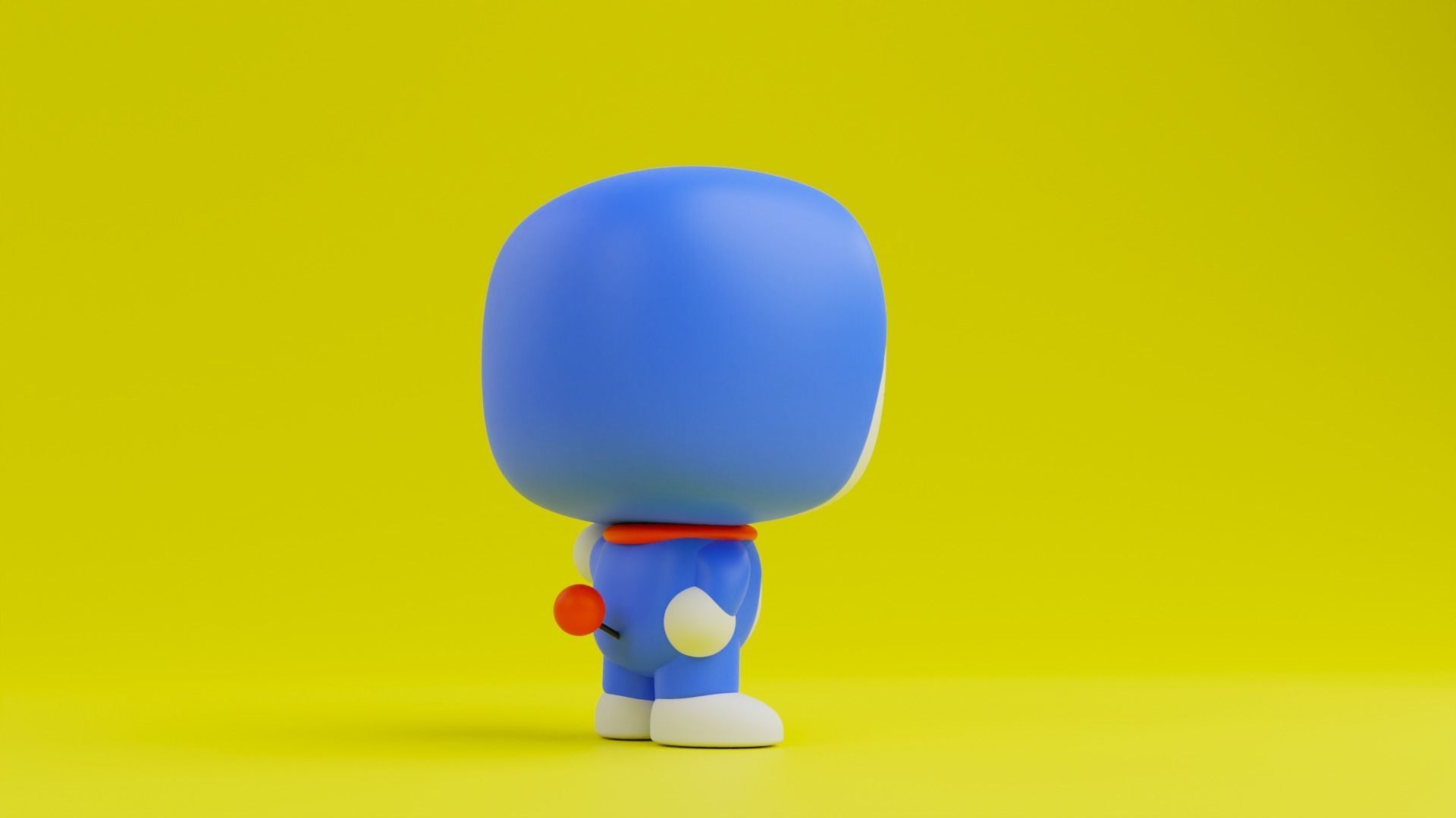 Doraemon Funko model from Doraemon anime series 3D print model_9