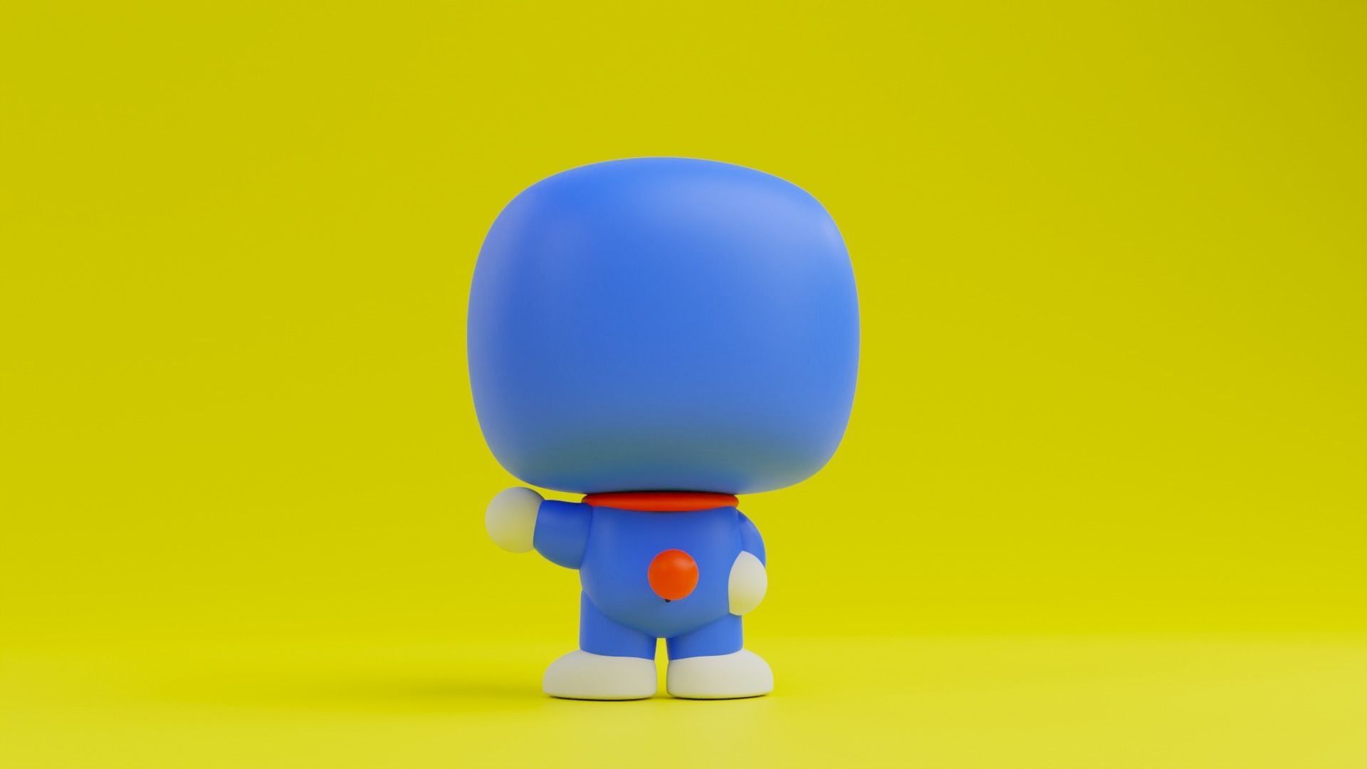 Doraemon Funko model from Doraemon anime series 3D print model_11