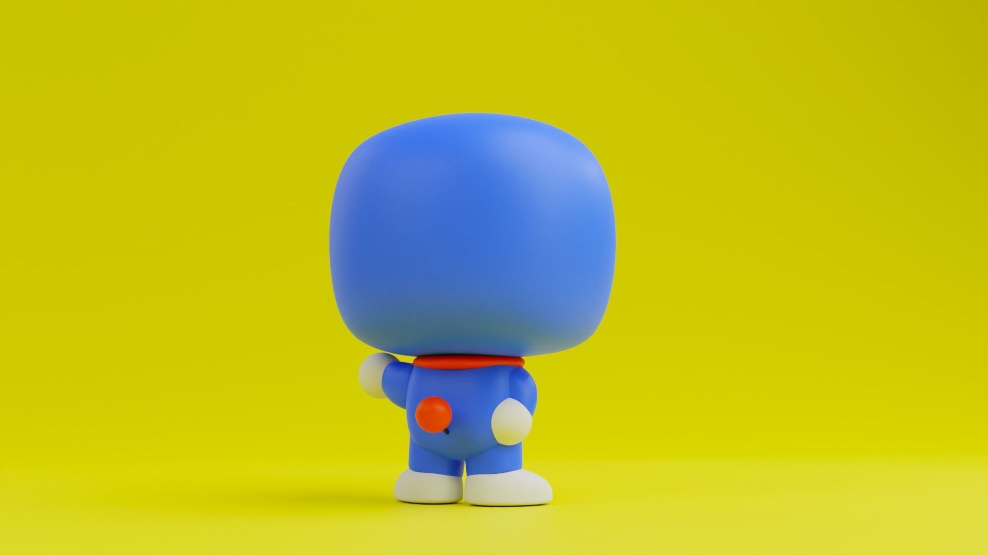 Doraemon Funko model from Doraemon anime series 3D print model_10