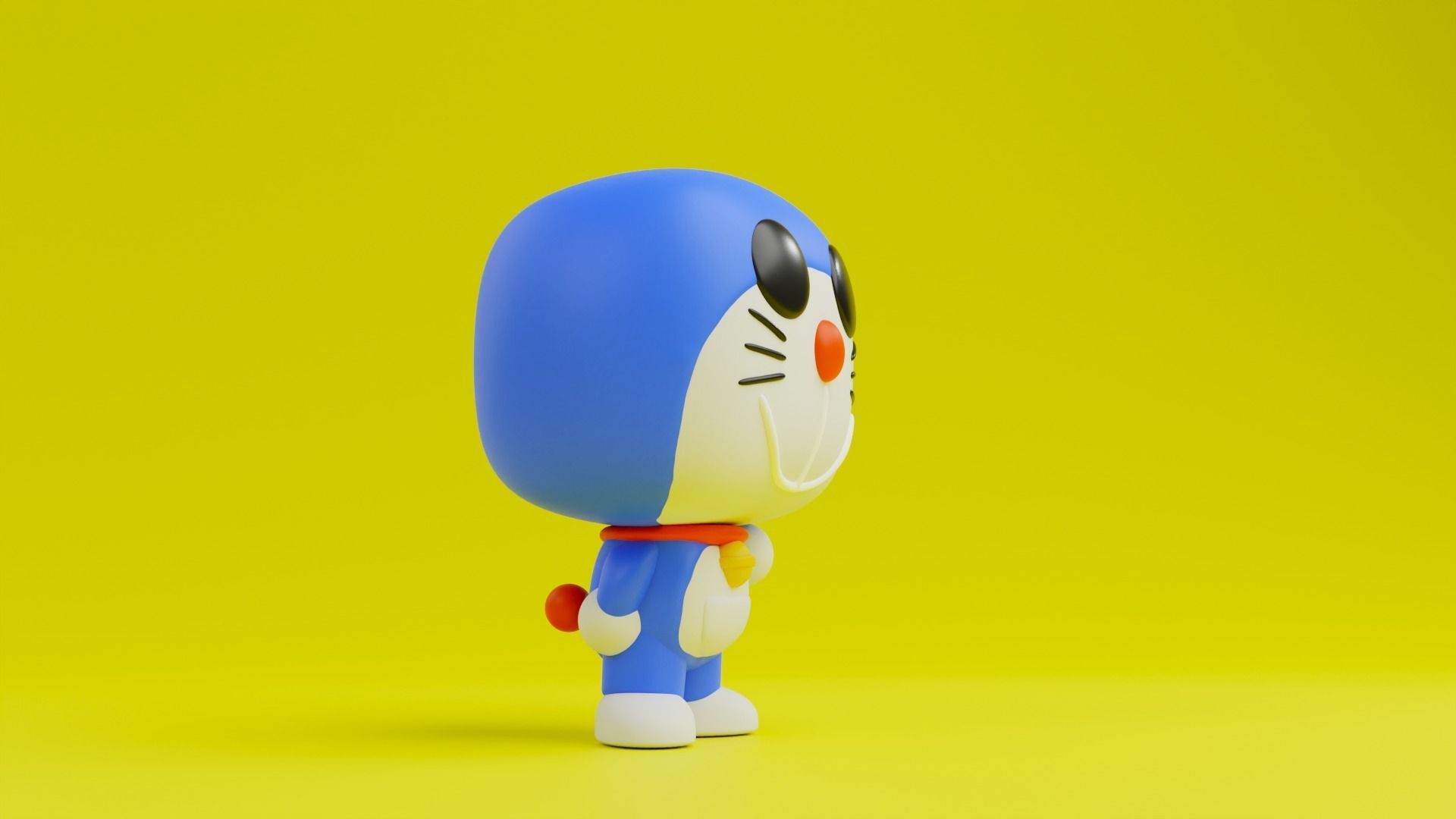 Doraemon Funko model from Doraemon anime series 3D print model_7