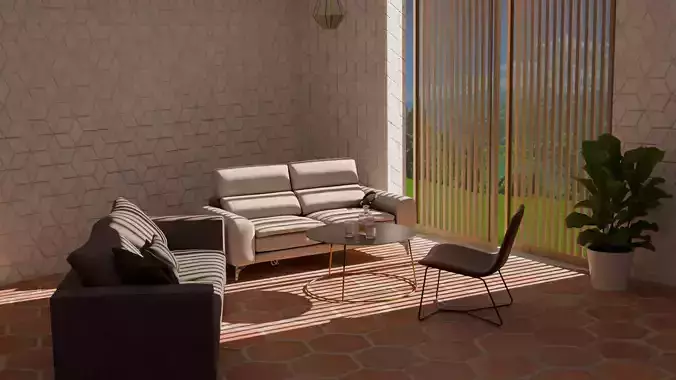3d interior model