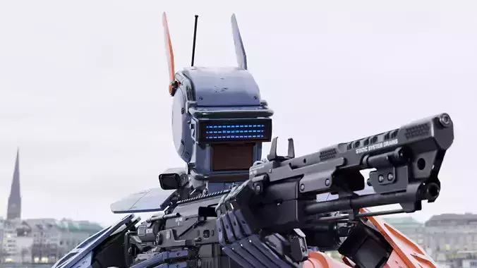 Chappie 3D model Robot 3D model