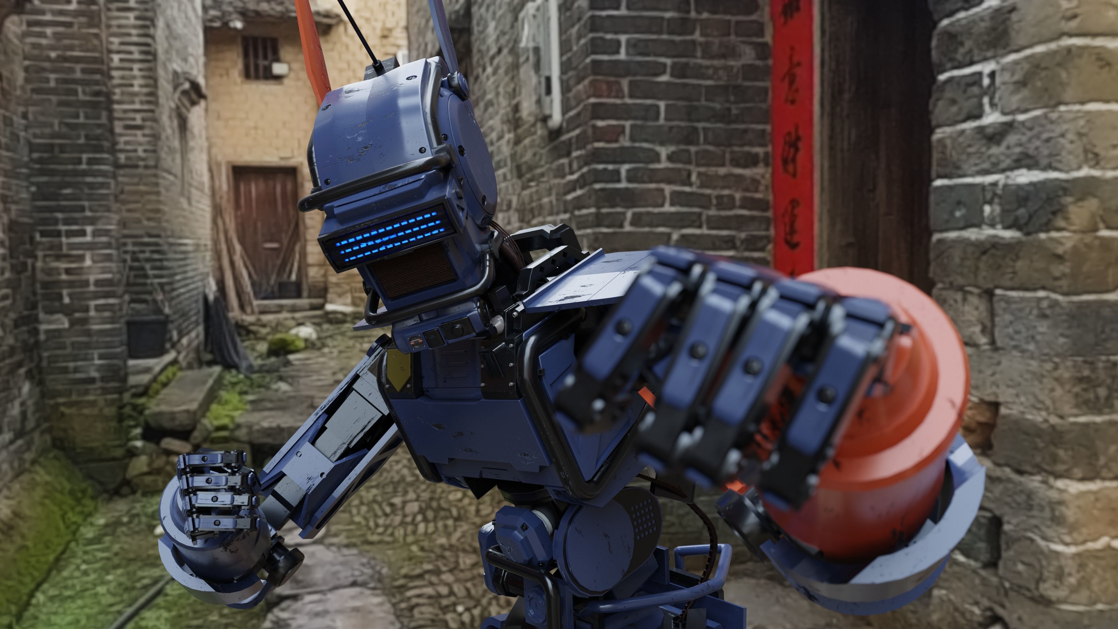 Chappie 3D model Robot 3D model_2