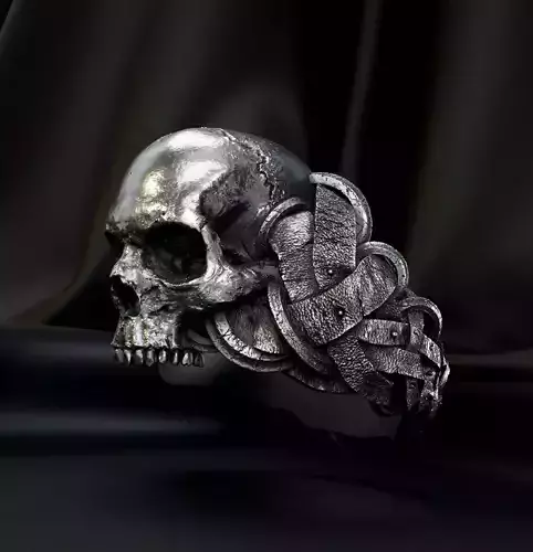 Jewelry Vikings Ring Skull 2024 -T1