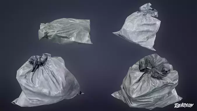 SAFE HOUSE - Trash Bags 01 - LOW POLY